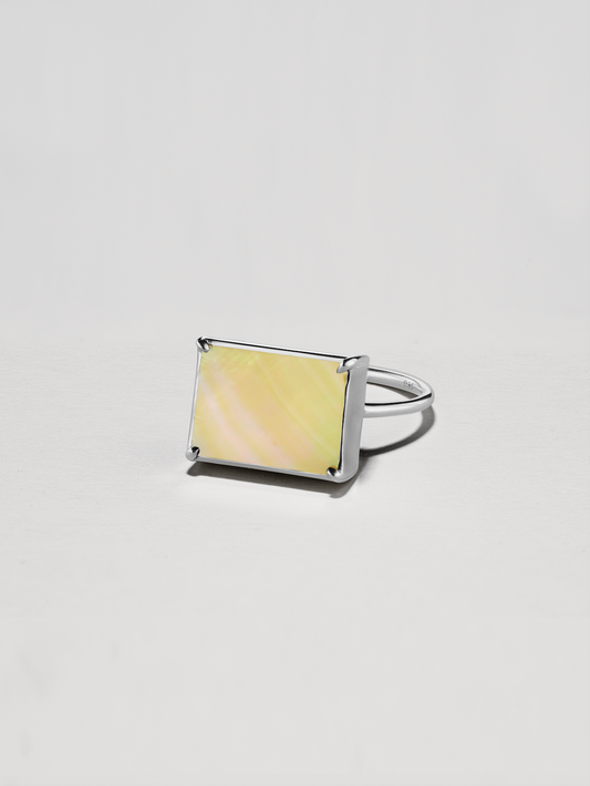 Yellow mother of pearl