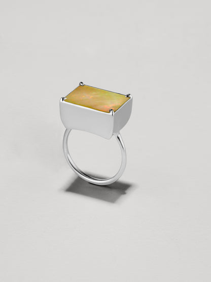 Yellow mother of pearl